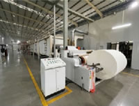 02 Airlaid Paper Food Grade Emulsion Glued Dust Free Paper Production Workshop