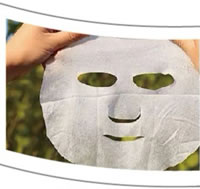 09 Airlaid Paper Food Grade Emulsion Glued Dust Free Paper Application Facial Mask
