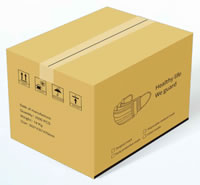 26 Carton for Daily Protective Masks Disposable Medical Masks Surgical Masks 2000PCS