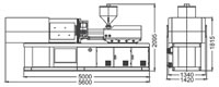Plastics Injection Machine, Dimensions, SE220-900