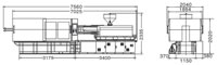 Plastics Injection Machine Dimensions SE400-2360