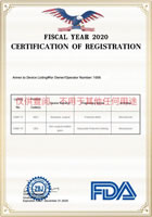 12 FDA Certification of Registration 2020 KN95 Civil Protective Mask 22