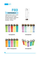 Semi-Finished Lighters Parts 17, Grinding Wheel Lighters F03, Disposable 63