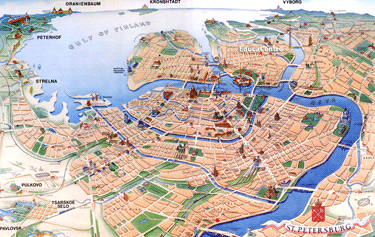 Ltd "Elena" is flashing in St-Petersburg city map.