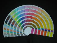 Flexographic Flat Printer, BRY Series 4040, Colors Cards